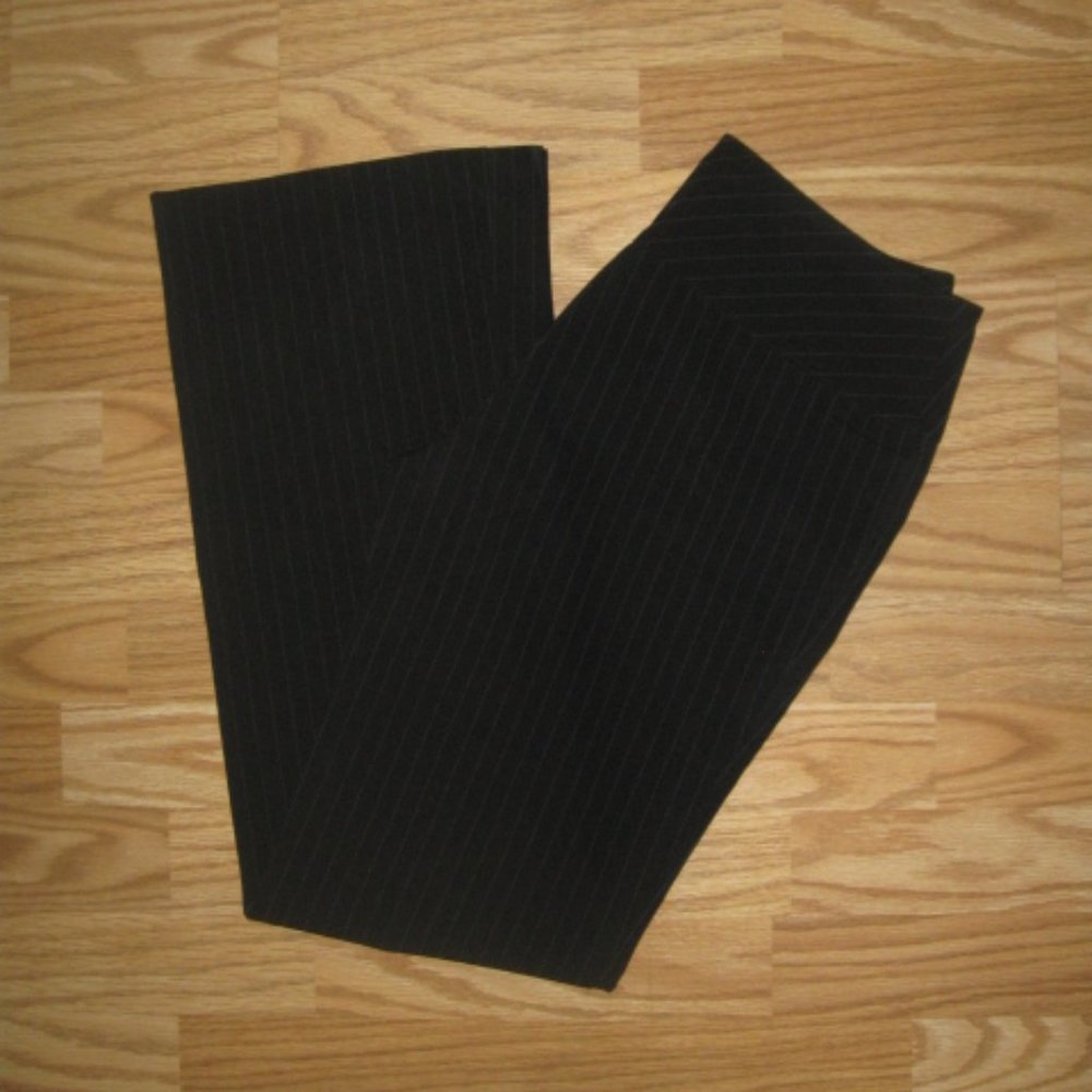 Star City Black with Blue Stripes Dress Pants
